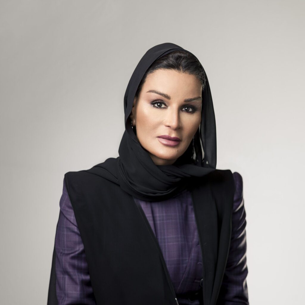 Her Highness Sheikha Moza bint Nasser - Founder of Al-Mujadilah, Chairperson of Qatar Foundation